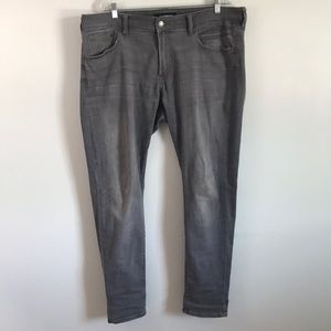 Express Stretch Plus Skinny Grey Jeans Sz 40x34
